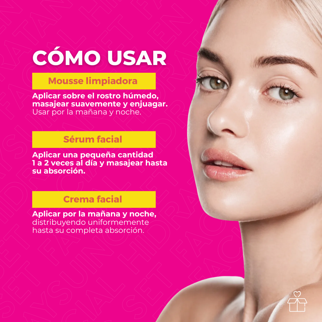 Set Facial Hidratante 5 en 1 Jaysuing