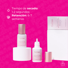 Cargar imagen en el visor de la galería, Adhesivo Extensiones De Pestañas Pink Clear Bonding Gollee Color Rosa transparente
