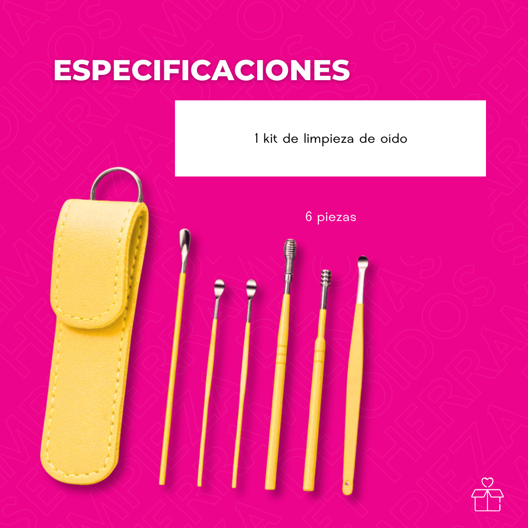 Set Herramientas Para Limpieza De Oídos