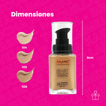 Cargar imagen en el visor de la galería, Base de Maquillaje Tailaimei Velvet Touch Alta Cobertura Liquido SPF10
