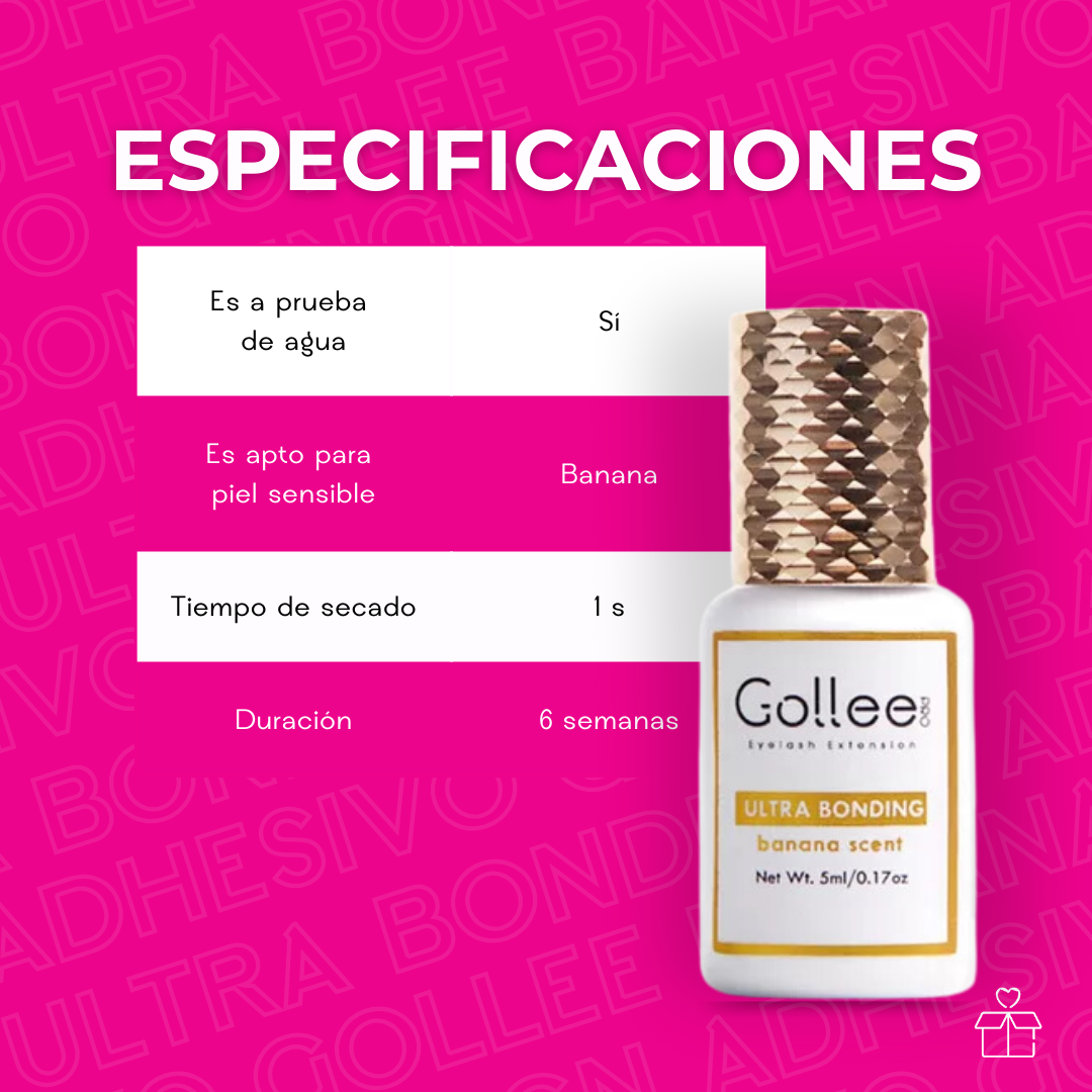 Adhesivo Gollee Banana Ultra Bonding Color Negro OnlyShop Mexico