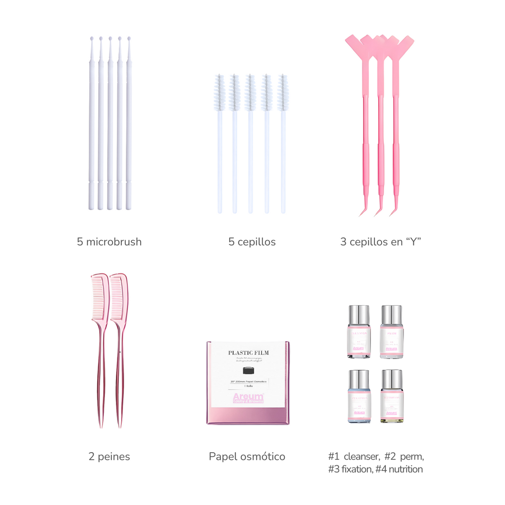 Kit Planchado De Cejas Profesional Areum Lashy & Browns OnlyShop Mexico