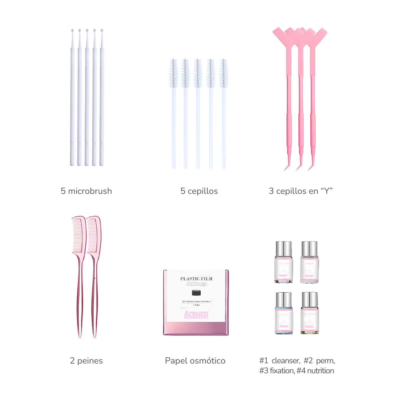 Kit Planchado De Cejas Profesional Areum Lashy & Browns OnlyShop Mexico