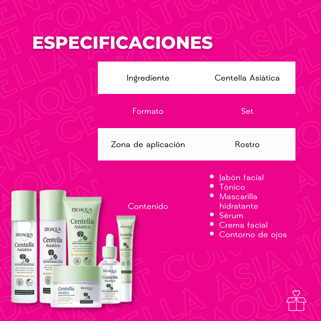 Set Bioaqua Kit Centella Asiática