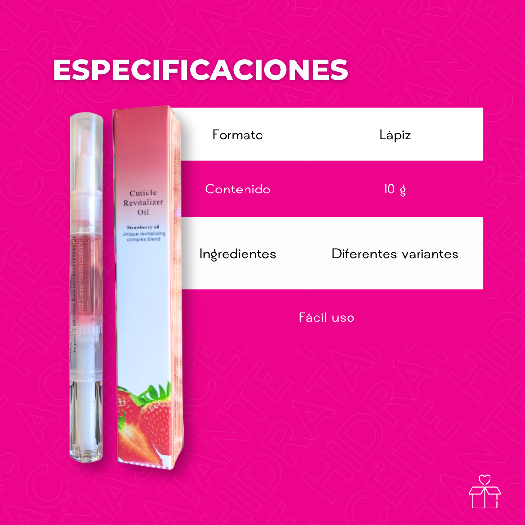 Aceite de cutículas y uñas