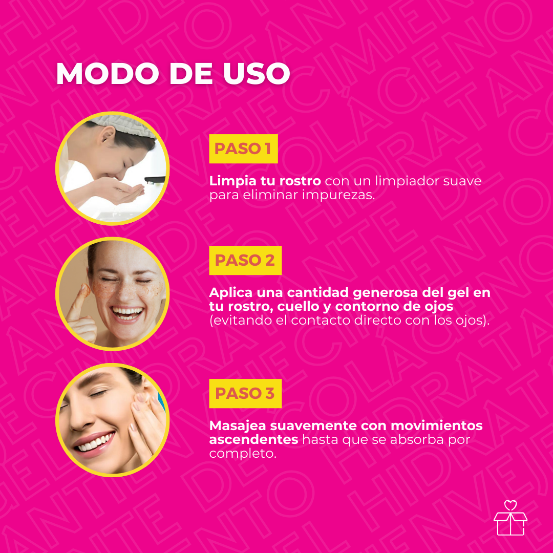 Gel Hidratante De Colágeno Antienvejecimiento Hidratante