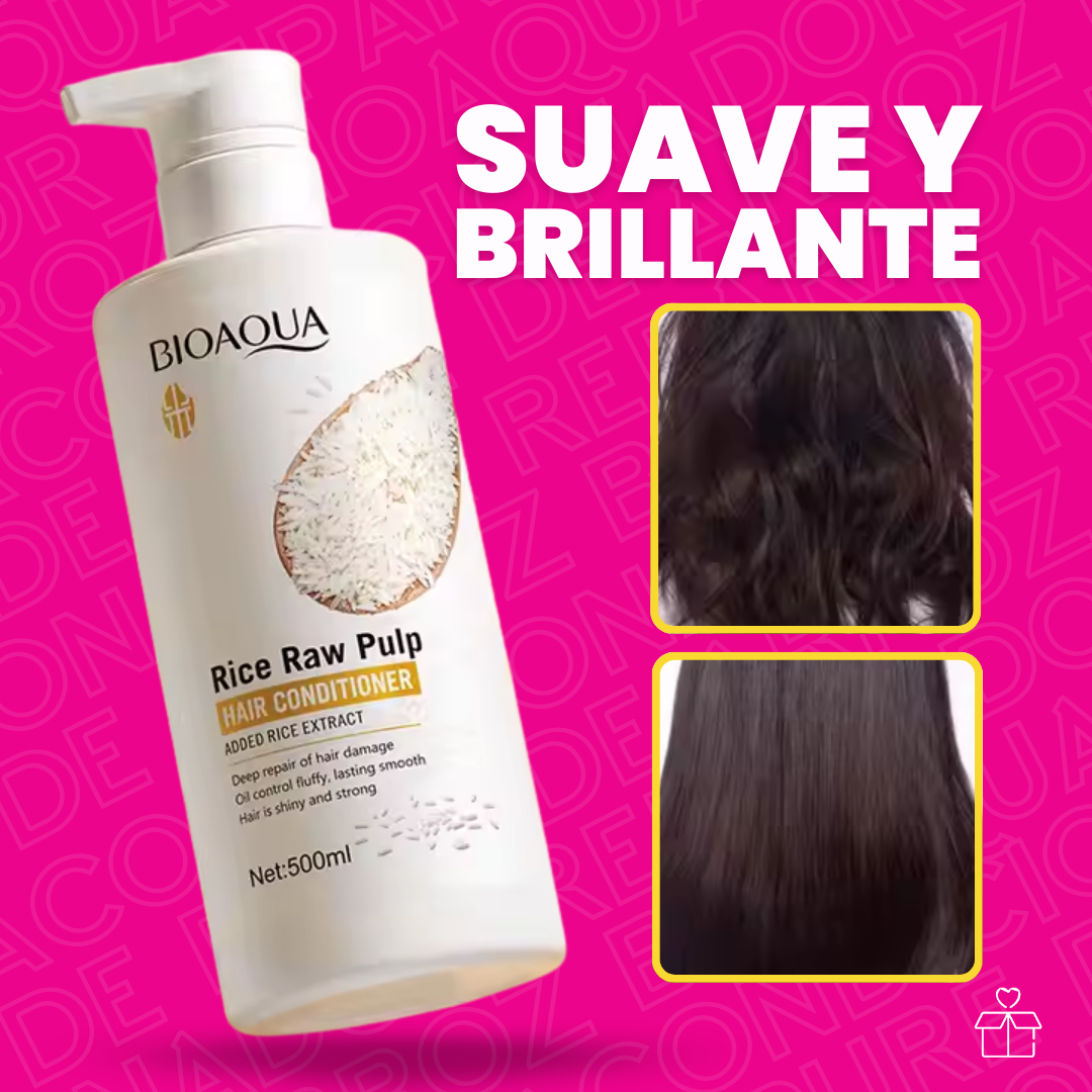 Acondicionador de Cabello de Arroz Bioaqua