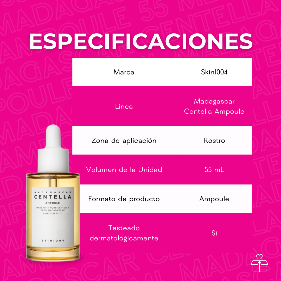 Skin1004 Madagascar Centella Ampoule 55 Ml OnlyShop Mexico