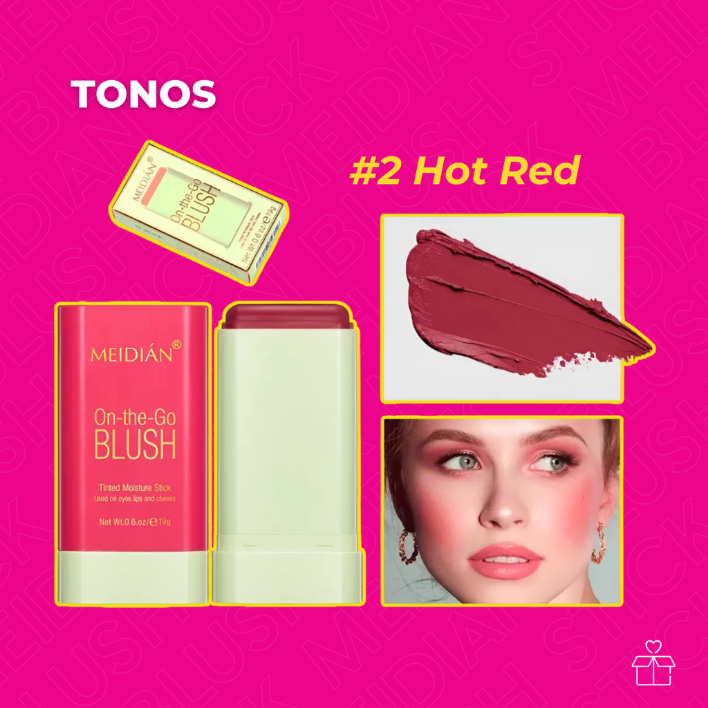 Rubor Blush En Barra Colorete Mejillas Y Labios