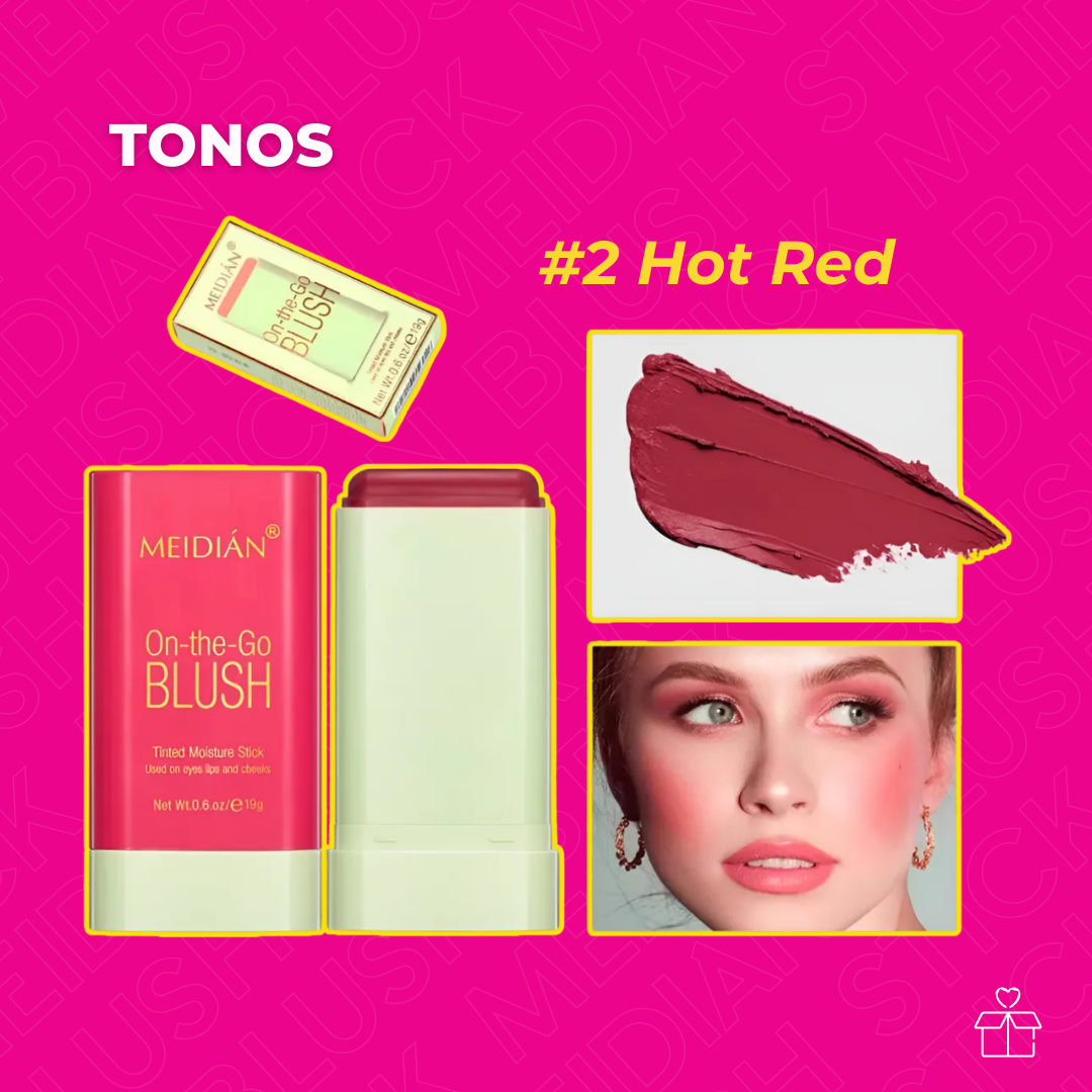 Rubor Blush En Barra Colorete Mejillas Y Labios