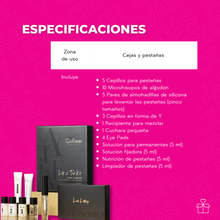 Cargar imagen en el visor de la galería, Kit de Tinte y Lifting para Pestañas y Cejas GOLLEE
