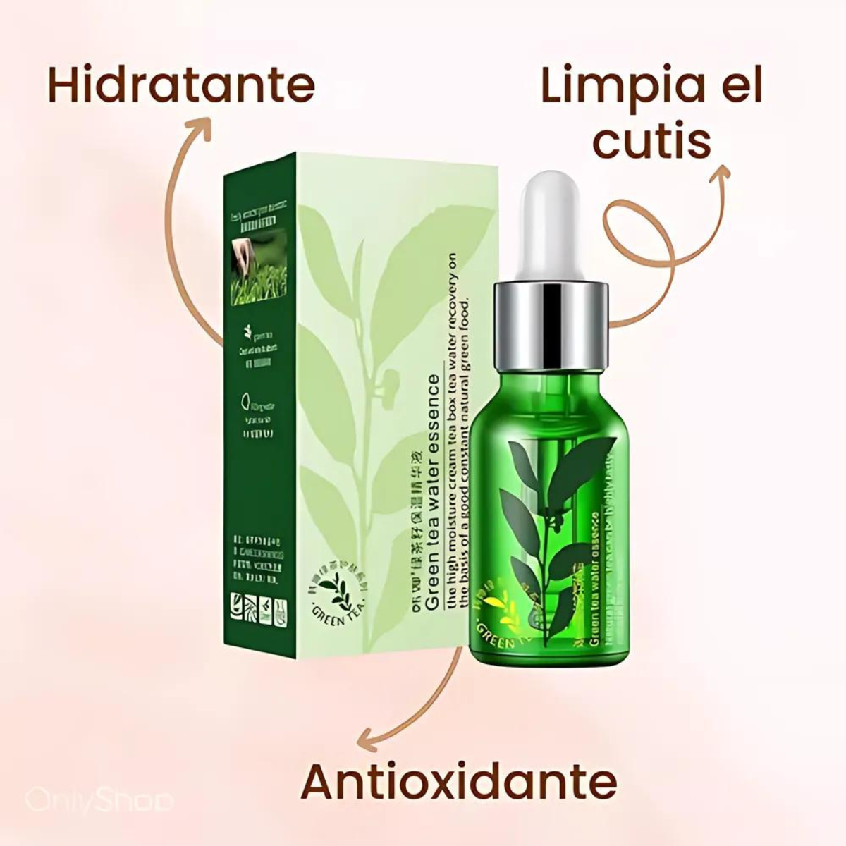 5 Serum Acido Hialuronico White Rice Te Verde Granada Snail OnlyShop Mexico
