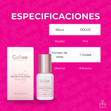 Cargar imagen en el visor de la galería, Adhesivo Extensiones De Pestañas Pink Clear Bonding Gollee Color Rosa transparente
