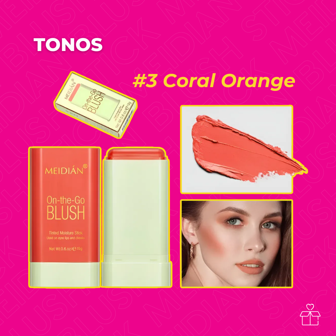 Rubor Blush En Barra Colorete Mejillas Y Labios