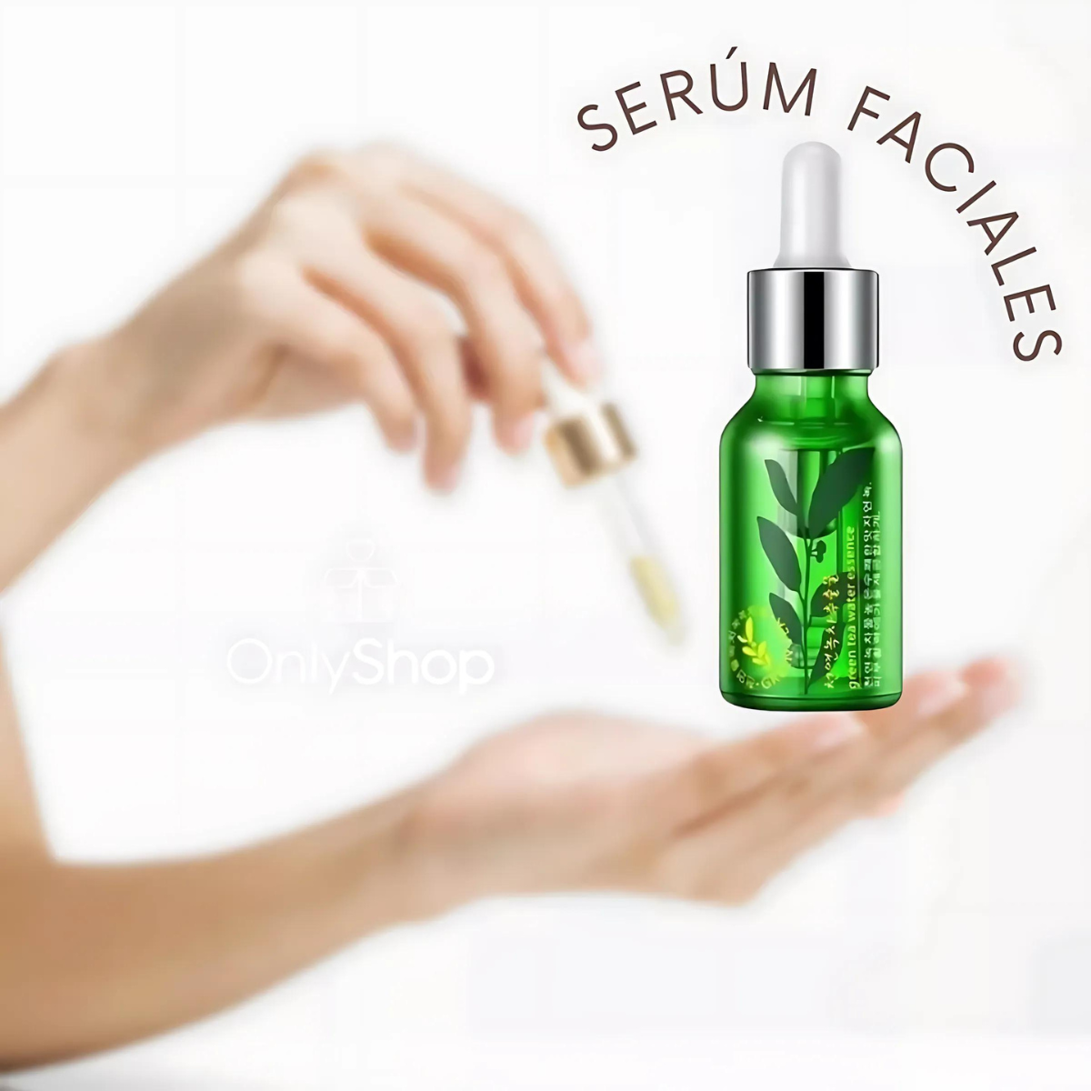 5 Serum Acido Hialuronico White Rice Te Verde Granada Snail OnlyShop Mexico