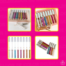 Cargar imagen en el visor de la galería, Set Delineadores De Ojos Líquido 8pcs Glitter Onlyshop Mexico

