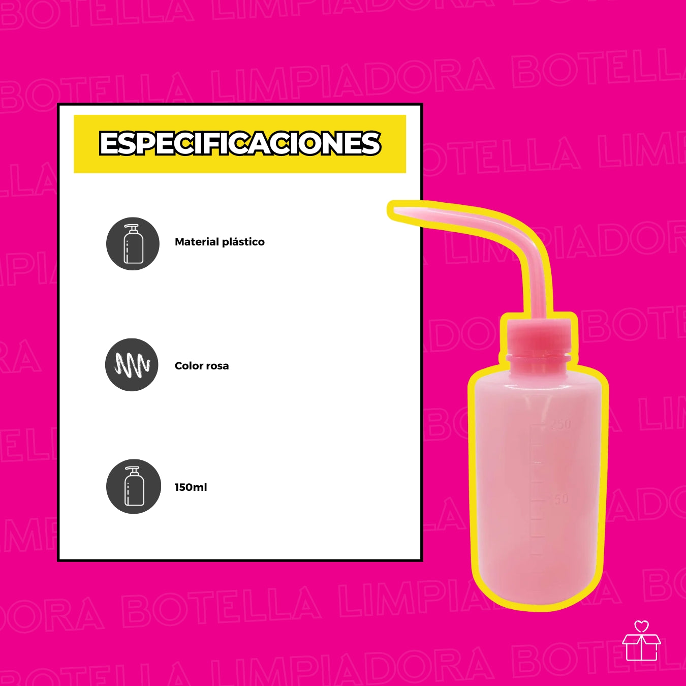 Botella De Limpieza Para Extensión De Pestañas, Cejas o Tatuaje OnlyShop Mexico