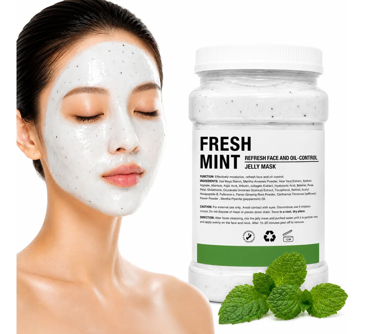 Jelly Mask 500 g Fresh Mint | OnlyShop