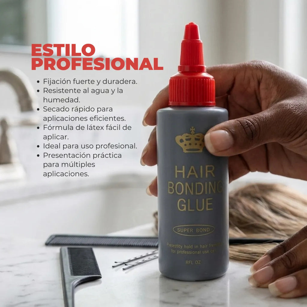 Pegamento de Látex Negro para Extensiones de Cabello 30 ml Hair Bonding Glue | OnlyShop