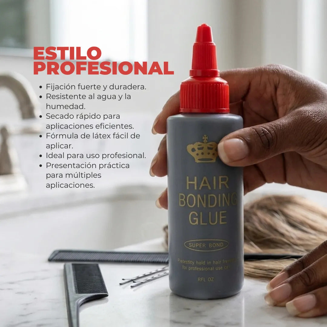 Pegamento de Látex Negro para Extensiones de Cabello 30 ml Hair Bonding Glue | OnlyShop