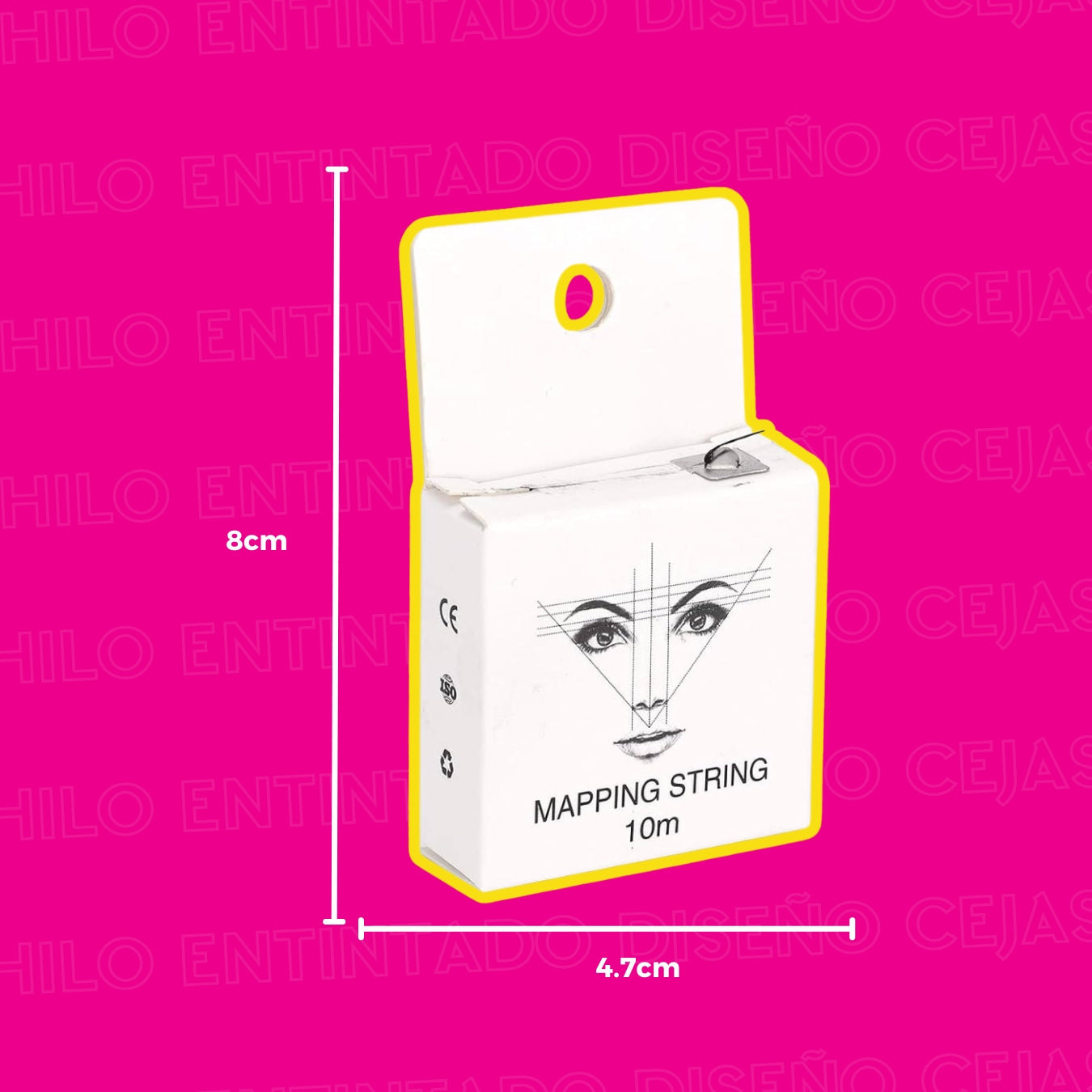 Hilo Entintado para Diseño de Cejas Negro Onlyshop México