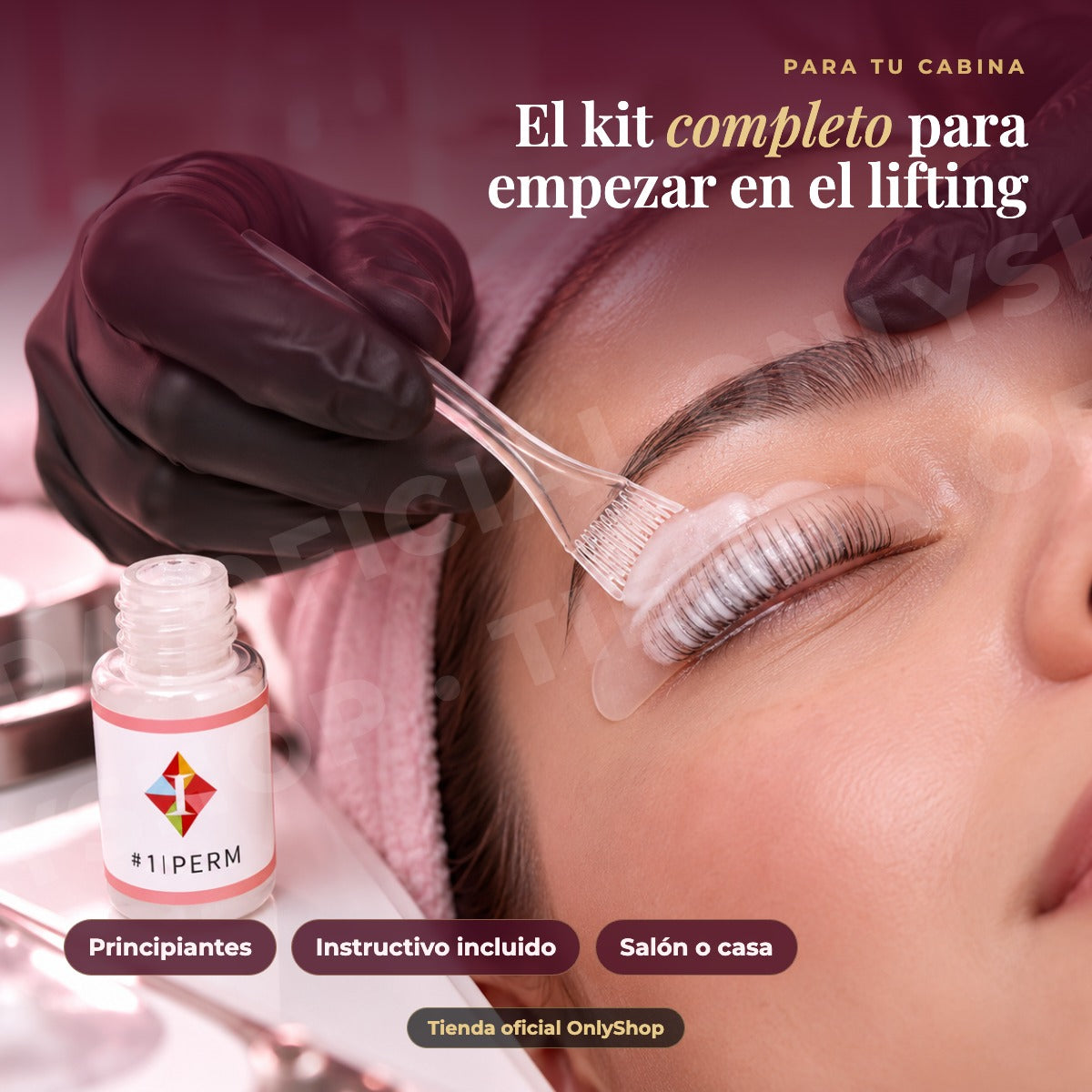 Kit Lash Lifting Rizado Original Iconsign · lashista