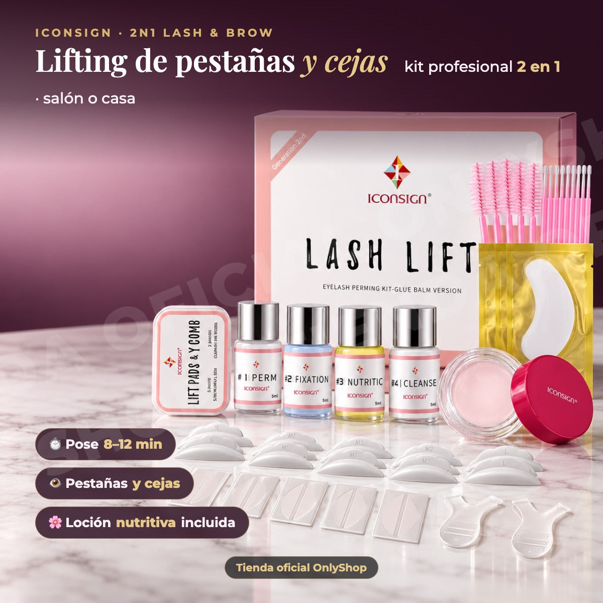 ICONSIGN 2N1 Lash & Brow Lifting Kit · hero