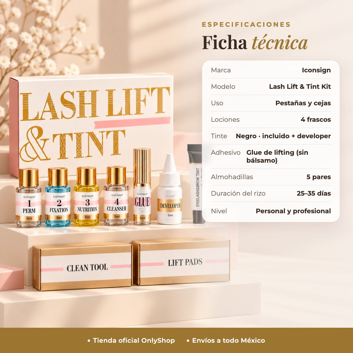 ICONSIGN Lash Lifting & Tint Kit