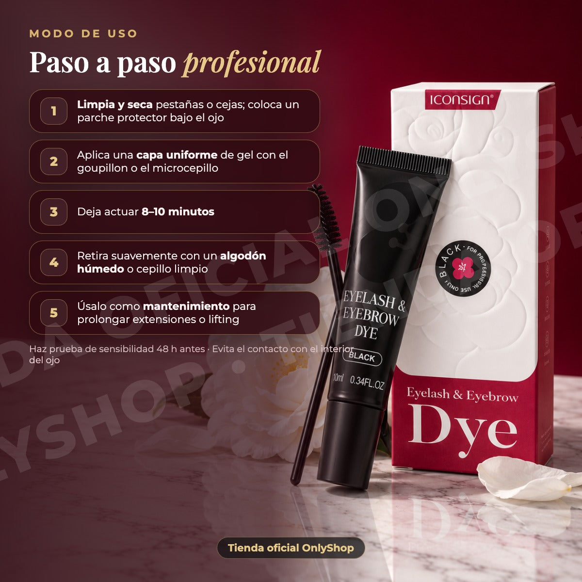 Camellia Vegan 2n1 Henna Tint · modo-de-uso