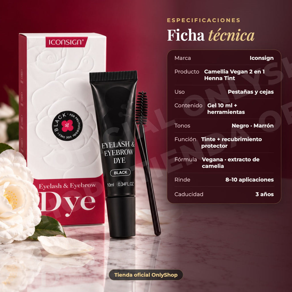 Camellia Vegan 2n1 Henna Tint · ficha