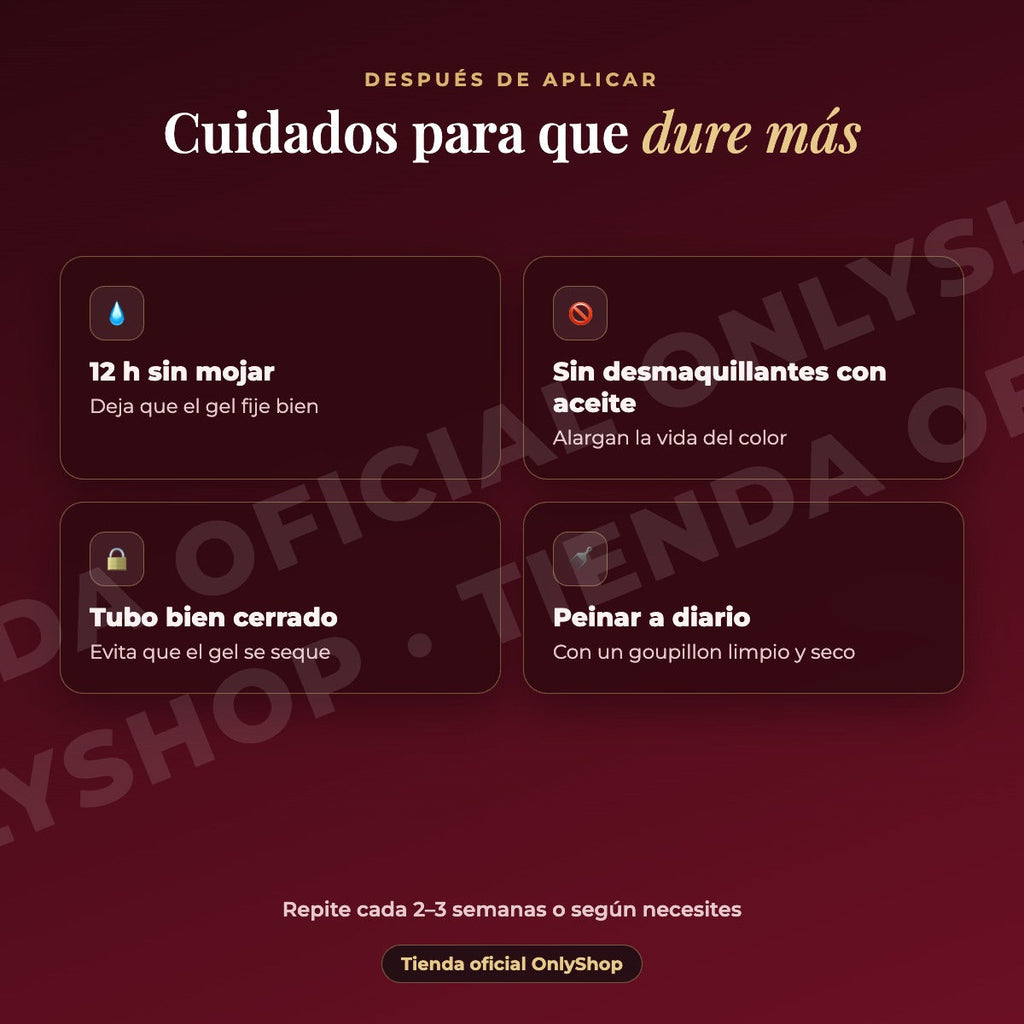 Camellia Vegan 2n1 Henna Tint · cuidados