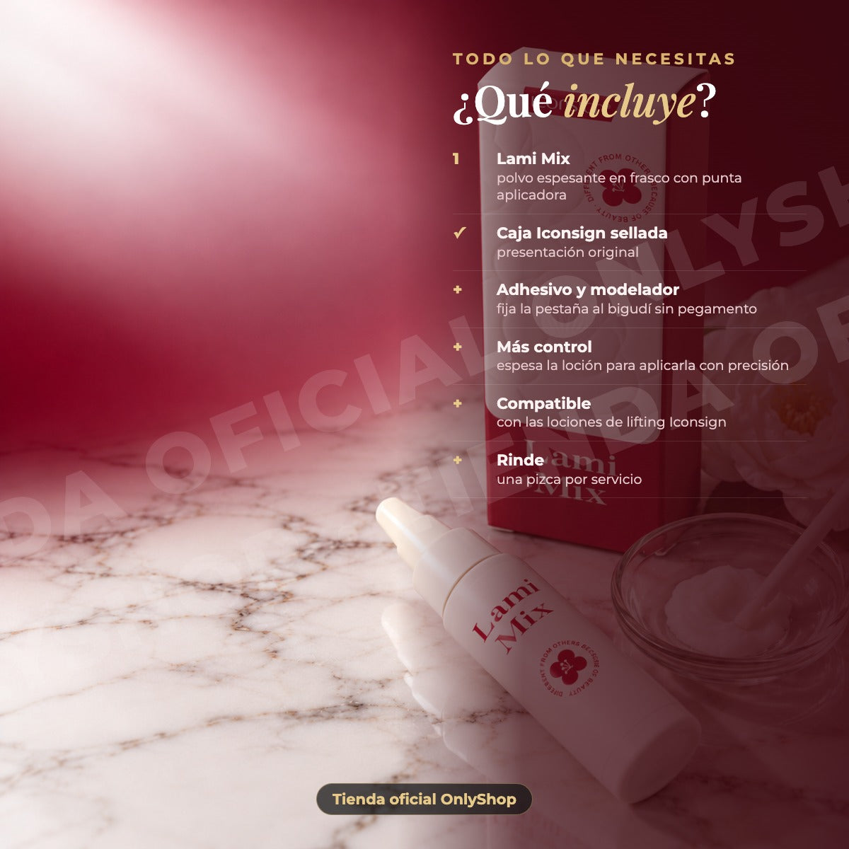 ICONSIGN Lami Mix Polvo de estilismo innovador · incluye