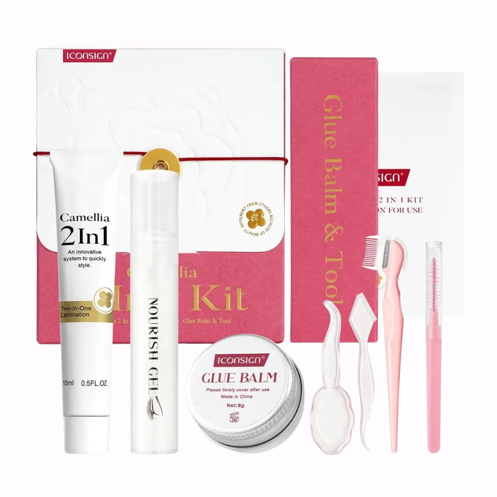 Kit Lifting Cejas 2 En1 Modelador Camelia Queratina Iconsign
