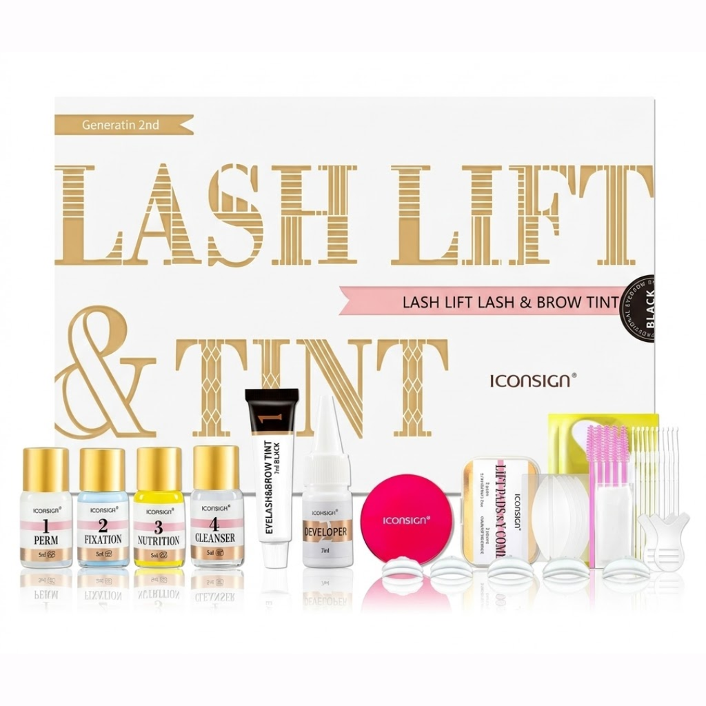 Kit Rizado Pestañas Lash Lifting Iconsign Pigmento Y Balsamo