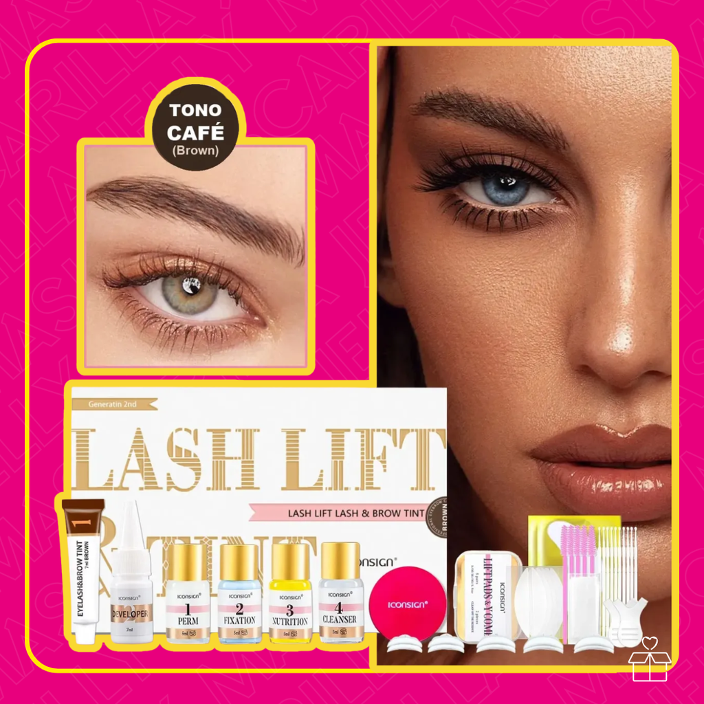 Kit Rizado Pestañas Lash Lifting Iconsign Pigmento Y Balsamo