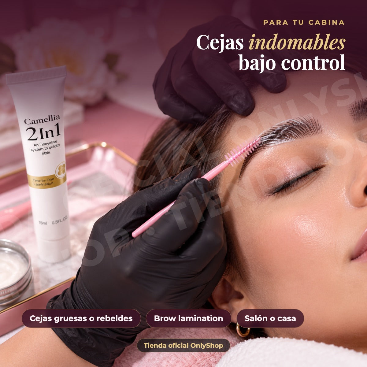 Kit Lifting Cejas 2 En1 Modelador Camelia Queratina Iconsign · lashista