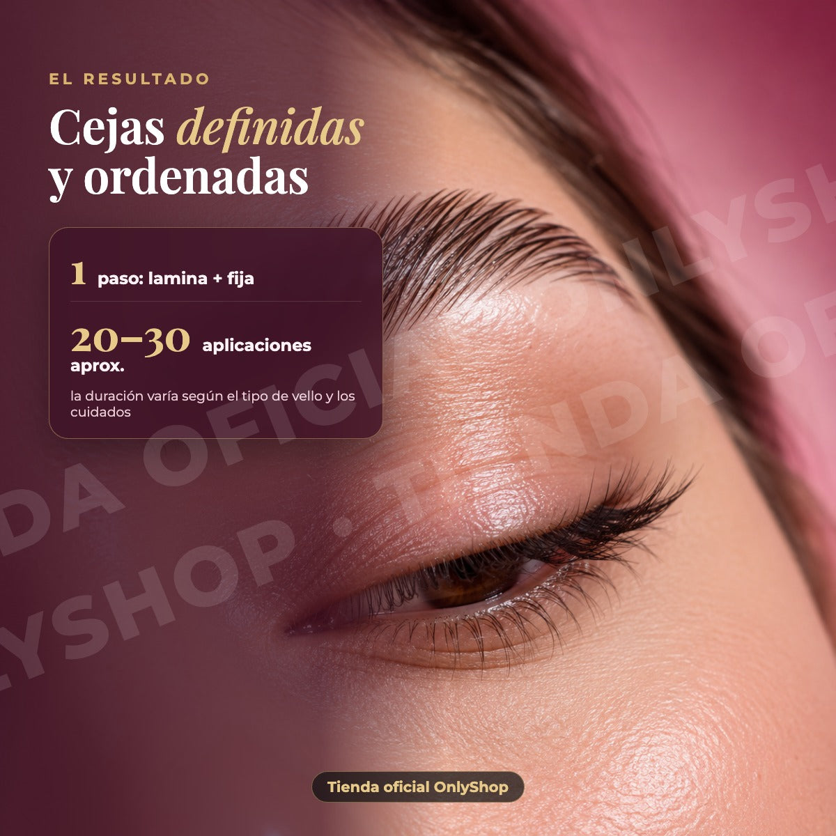Kit Lifting Cejas 2 En1 Modelador Camelia Queratina Iconsign · resultado