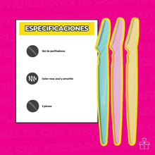 Cargar imagen en el visor de la galería, Paquete Con 3 Perfiladores Removedor De Vello Para Ceja OnlyShop Mexico
