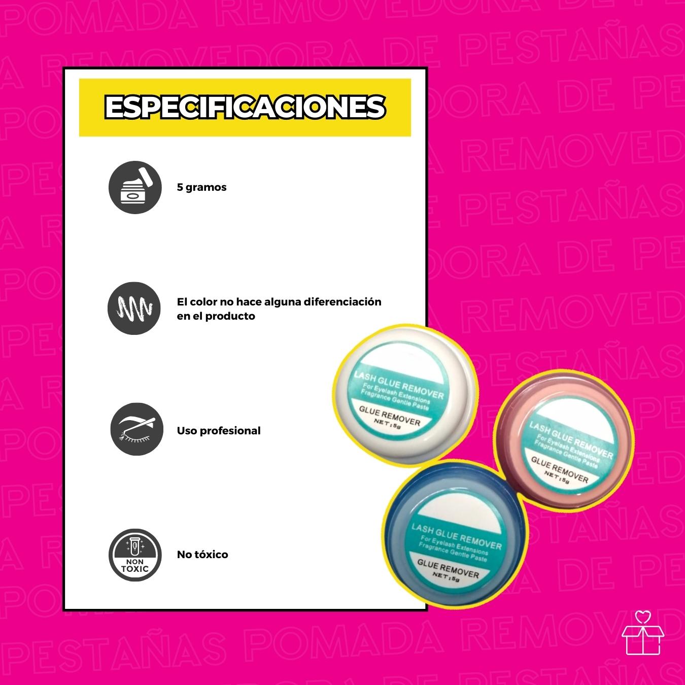 Pomada Removedor Pestañas Mink 1x1 Extension Lash OnlyShop Mexico