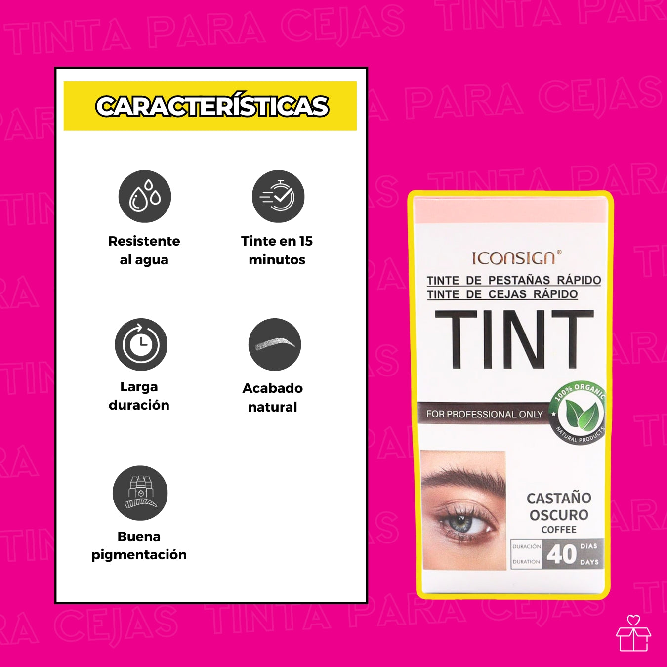 Pigmento Para Cejas Y Pestañas Profesional Indeleble Iconsig OnlyShop
