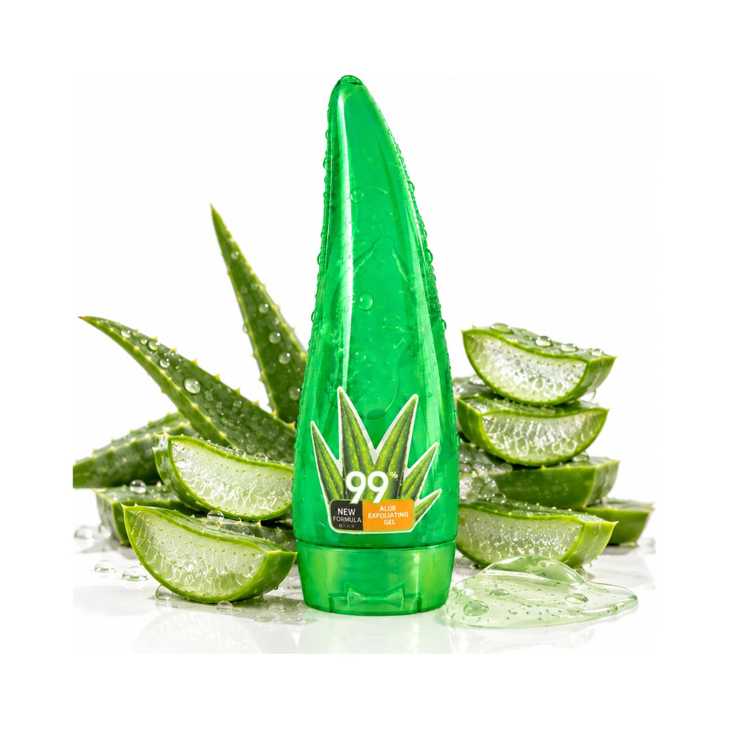 Gel de Aloe Vera 99% Limpiador y Exfoliante para Cara y Cuerpo — Portada | OnlyShop