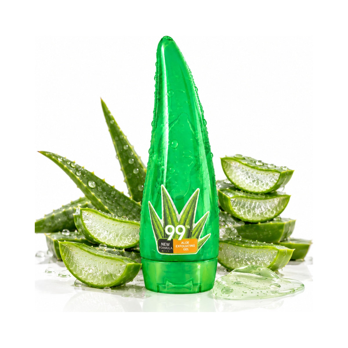 Gel de Aloe Vera 99% Limpiador y Exfoliante para Cara y Cuerpo — Portada | OnlyShop
