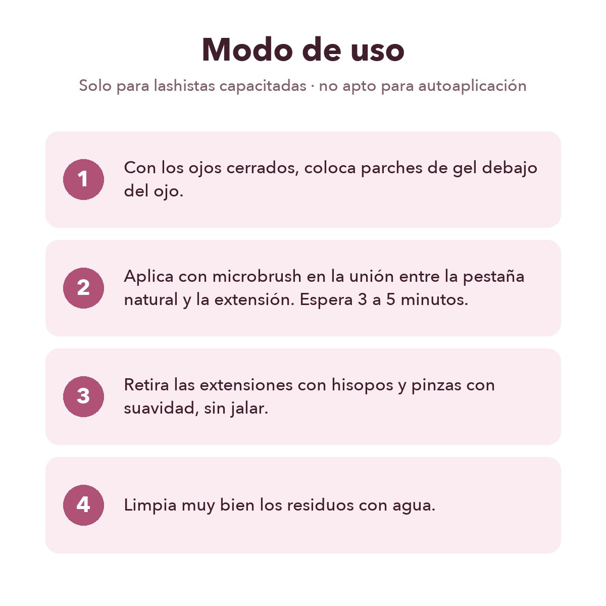Removedor en Gel para Extensiones de Pestañas Gollee R08 sin GBL 10 g