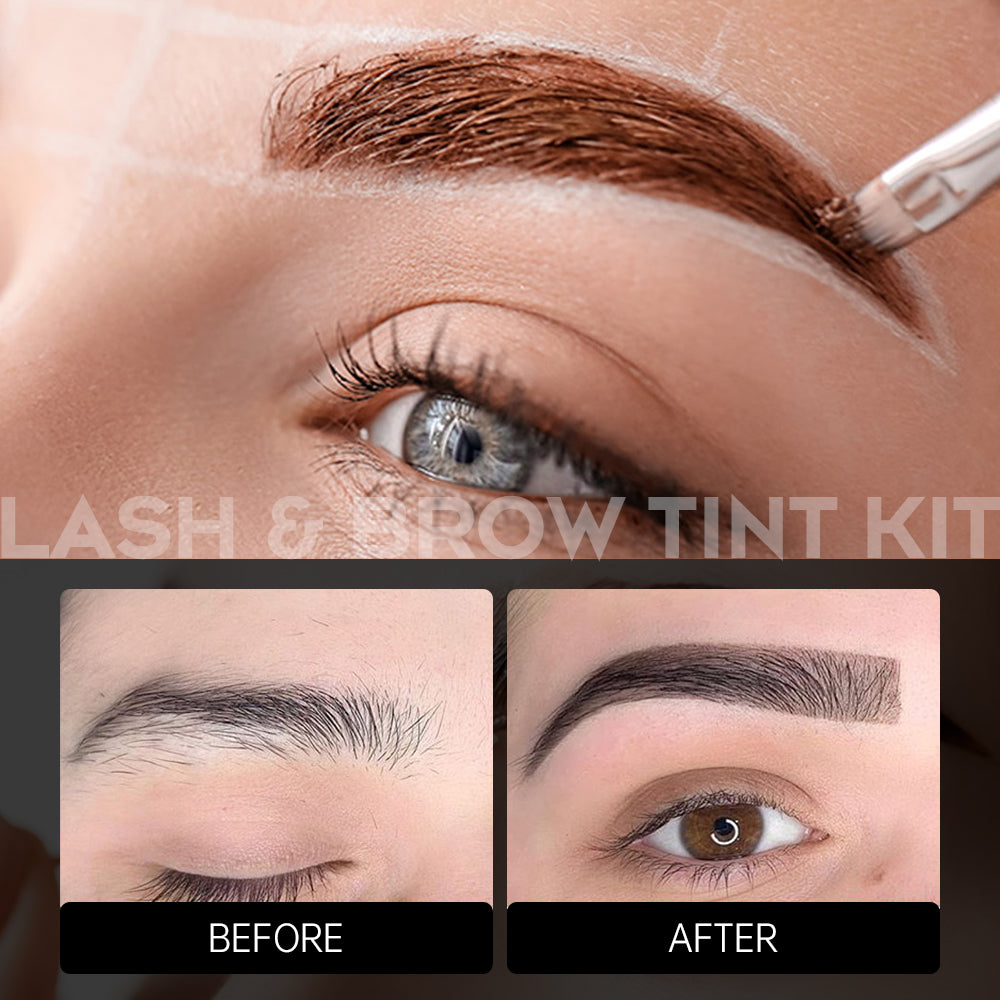 Tinte en crema para pestañas y cejas Gollee Lash & Brow Tint Kit Negro