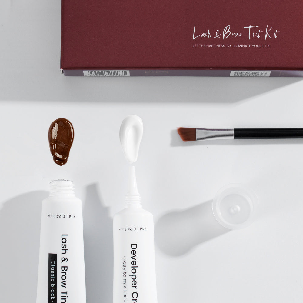 Tinte en crema para pestañas y cejas Gollee Lash & Brow Tint Kit Negro