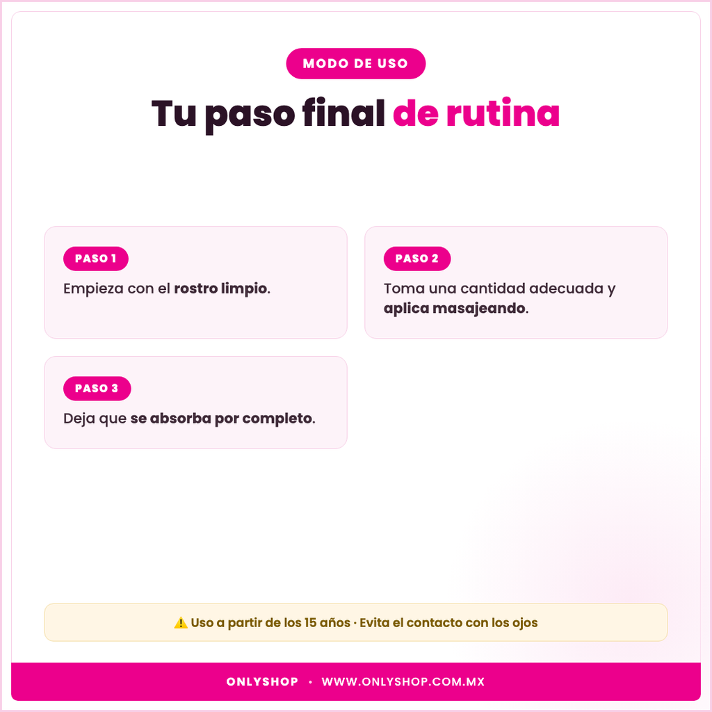 Crema Facial Pure Skin Bioaqua — modo de uso | OnlyShop