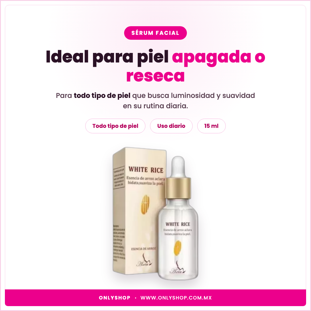 Sérum de Arroz Axiu — ideal para | OnlyShop