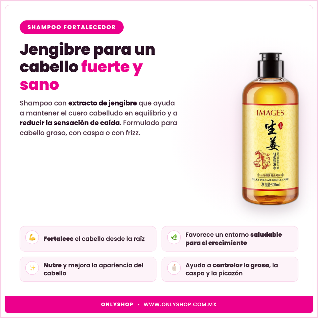 Shampoo de Jengibre Images — descripción y beneficios | OnlyShop