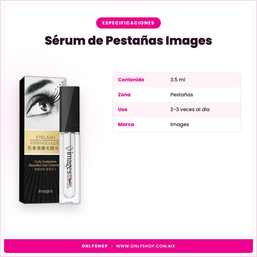Sérum de Pestañas Images — especificaciones | OnlyShop