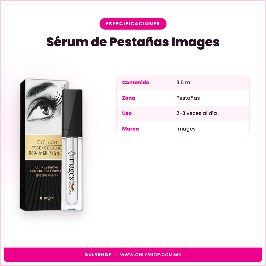 Sérum de Pestañas Images — especificaciones | OnlyShop